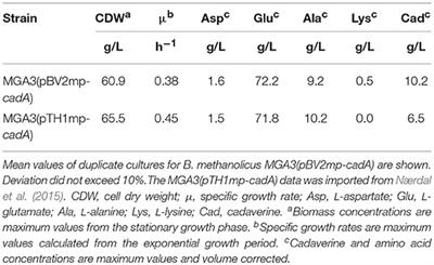 Corrigendum: Genome-Based Genetic Tool Development for Bacillus methanolicus: Theta- and Rolling Circle-Replicating Plasmids for Inducible Gene Expression and Application to Methanol-Based Cadaverine Production